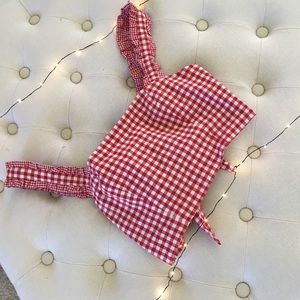 Checkered Crop Top